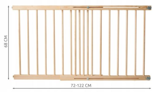 Traphekje van hout 72 tot 122 cm - Afbeelding 4